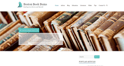 Desktop Screenshot of bostonbookbums.com